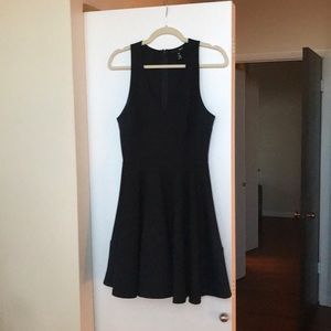 Aqua fit and flare dress